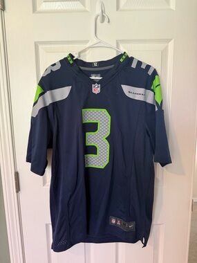 NFL Navy & Neon Green Seattle Seahawks #12 Game Jersey